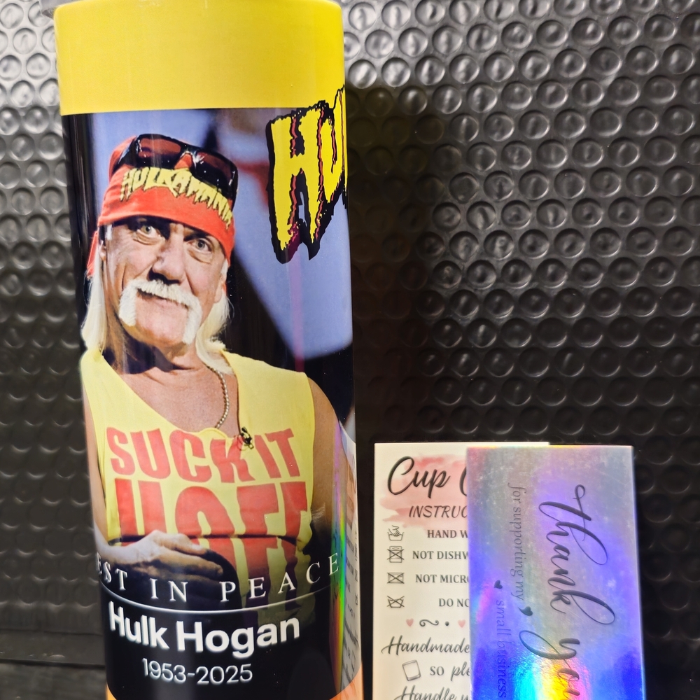 Hulk Hogan Tribute Candle